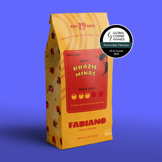Decaf Brazil Minas - Medium Roast Decaf Coffee Beans by Fabiano's Coffee Roasters
