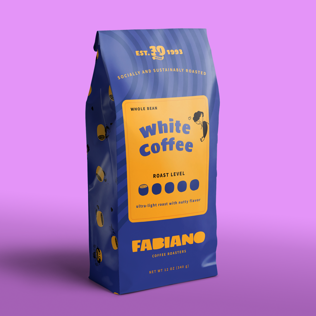 White Coffee - Light Roast Saudi Style Qahwa Beans by Fabiano's Coffee Roasters