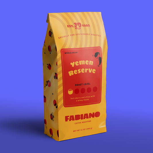Yemen Reserve - Light Roast Single Origin Coffee Beans by Fabiano's Coffee Roasters