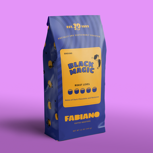 Black Magic - Dark Roast Blend Coffee Beans by Fabiano's Coffee Roasters