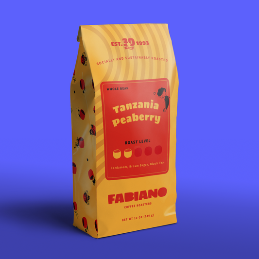 Tanzania Peaberry - Medium-Light Roast Single Origin Coffee Beans by Fabiano's Coffee Roasters